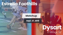 Matchup: Estrella Foothills vs. Dysart  2019
