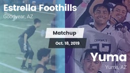 Matchup: Estrella Foothills vs. Yuma  2019