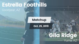 Matchup: Estrella Foothills vs. Gila Ridge  2019
