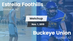 Matchup: Estrella Foothills vs. Buckeye Union  2019