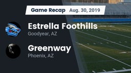 Recap: Estrella Foothills  vs. Greenway  2019