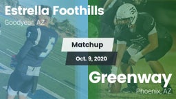 Matchup: Estrella Foothills vs. Greenway  2020