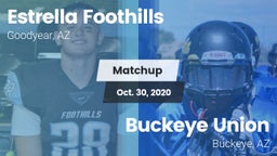 Matchup: Estrella Foothills vs. Buckeye Union  2020