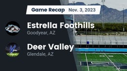 Recap: Estrella Foothills  vs. Deer Valley  2023