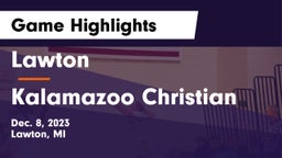 Lawton  vs Kalamazoo Christian  Game Highlights - Dec. 8, 2023