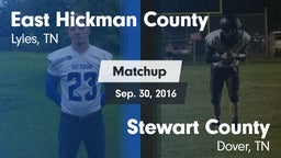 Matchup: East Hickman County vs. Stewart County  2016