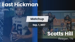 Matchup: East Hickman High vs. Scotts Hill  2017