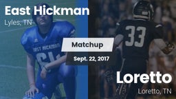 Matchup: East Hickman High vs. Loretto  2017
