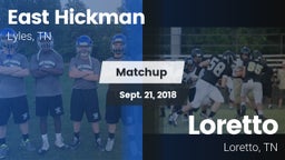 Matchup: East Hickman High vs. Loretto  2018