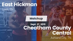 Matchup: East Hickman High vs. Cheatham County Central  2019
