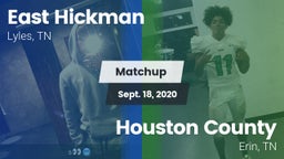 Matchup: East Hickman High vs. Houston County  2020