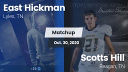 Matchup: East Hickman High vs. Scotts Hill  2020