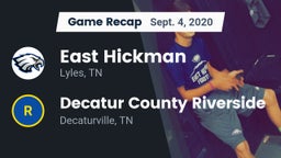 Recap: East Hickman  vs. Decatur County Riverside  2020