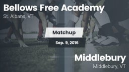 Matchup: Bellows Free Academy vs. Middlebury  2016