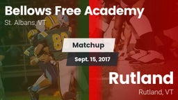 Matchup: Bellows Free Academy vs. Rutland  2017