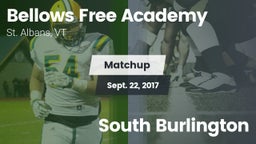 Matchup: Bellows Free Academy vs. South Burlington 2017