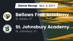 Recap: Bellows Free Academy  vs. St. Johnsbury Academy  2017