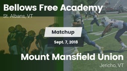 Matchup: Bellows Free Academy vs. Mount Mansfield Union  2018