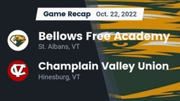 Recap: Bellows Free Academy  vs. Champlain Valley Union  2022