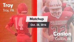 Matchup: Troy vs. Canton  2016