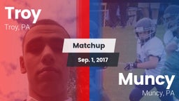 Matchup: Troy vs. Muncy  2017