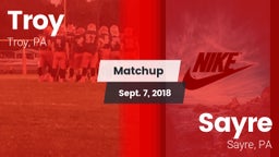 Matchup: Troy vs. Sayre  2018