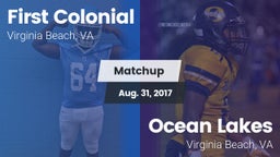 Matchup: First Colonial vs. Ocean Lakes  2017