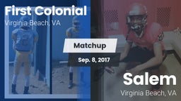 Matchup: First Colonial vs. Salem  2017