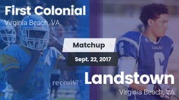 Matchup: First Colonial vs. Landstown  2017