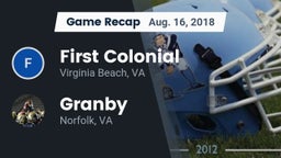 Recap: First Colonial  vs. Granby  2018