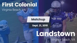 Matchup: First Colonial vs. Landstown  2018