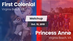 Matchup: First Colonial vs. Princess Anne  2018
