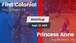 Matchup: First Colonial vs. Princess Anne  2019