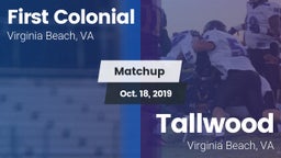 Matchup: First Colonial vs. Tallwood  2019