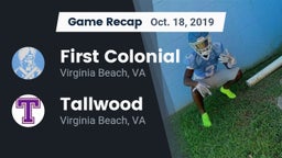 Recap: First Colonial  vs. Tallwood  2019