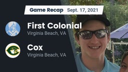 Recap: First Colonial  vs. Cox  2021
