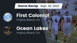 Recap: First Colonial  vs. Ocean Lakes  2022