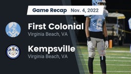 Recap: First Colonial  vs. Kempsville  2022