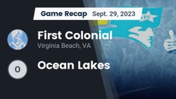 Recap: First Colonial  vs. Ocean Lakes  2023