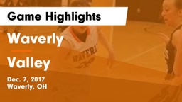 Waverly  vs Valley  Game Highlights - Dec. 7, 2017