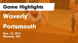 Waverly  vs Portsmouth  Game Highlights - Dec. 13, 2017