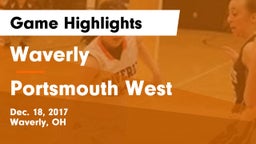 Waverly  vs Portsmouth West  Game Highlights - Dec. 18, 2017