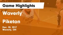 Waverly  vs Piketon  Game Highlights - Dec. 28, 2017