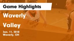 Waverly  vs Valley  Game Highlights - Jan. 11, 2018