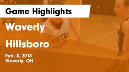 Waverly  vs Hillsboro Game Highlights - Feb. 8, 2018