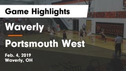 Waverly  vs Portsmouth West  Game Highlights - Feb. 4, 2019