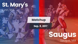 Matchup: St. Mary's vs. Saugus  2017