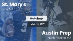Matchup: St. Mary's vs. Austin Prep  2017