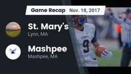 Recap: St. Mary's  vs. Mashpee  2017