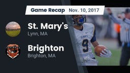 Recap: St. Mary's  vs. Brighton  2017